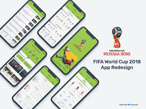 Fifa WorldCup 2018 App Redesign Concept - fifa-worldcup-2018-app-redesign-concept