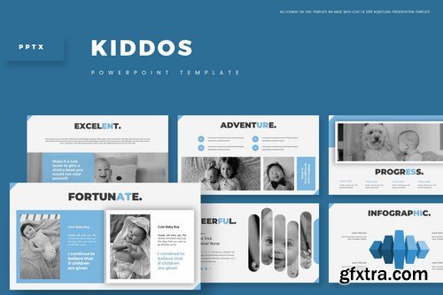 Kiddos - Powerpoint Google Slides and Keynote Templates