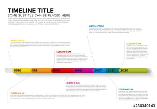 Timeline Infographic Layout - 236340143 - 236340143