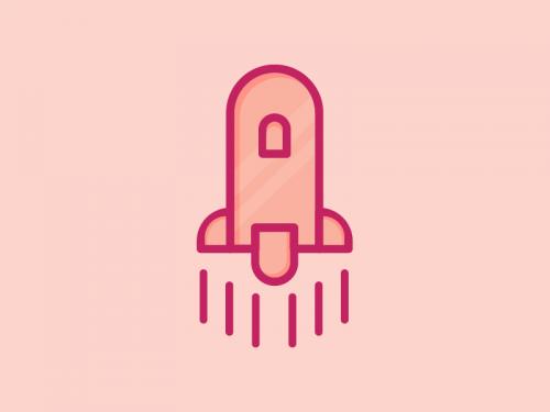 Filled Rocket Startup Icon - filled-rocket-startup-icon