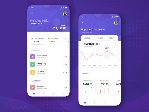 Finance App UI Concept Download - finance-app-ui-concept-free-download