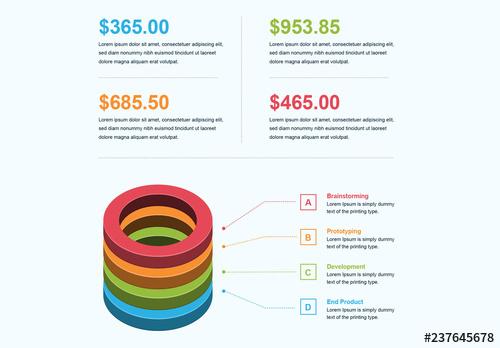 3D Circle Infographic Layout - 237645678 - 237645678