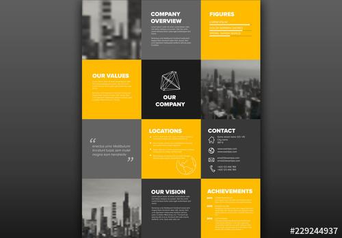 Company Infographic Layout - 229244937 - 229244937