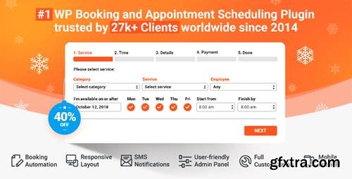 CodeCanyon - Bookly PRO v17.7 - Appointment Booking and Scheduling Software System - 7226091 - NULLED