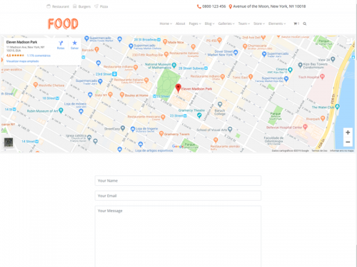 Find Us Page - Food WordPress Theme - find-us-page-food-wordpress-theme