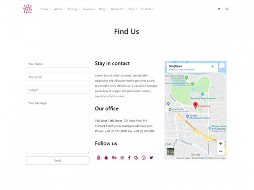 Find Us Page - IT WordPress Theme - find-us-page-it-wordpress-theme