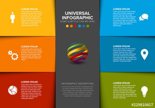 Three Column Inforgraphic Layout - 229810417 - 229810417