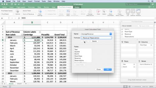 Lynda - Excel for Mac 2016: Pivot Tables in Depth - 387677