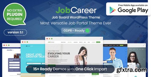 ThemeForest - JobCareer v3.0 - Job Board Responsive WordPress Theme - 14221636 - NULLED