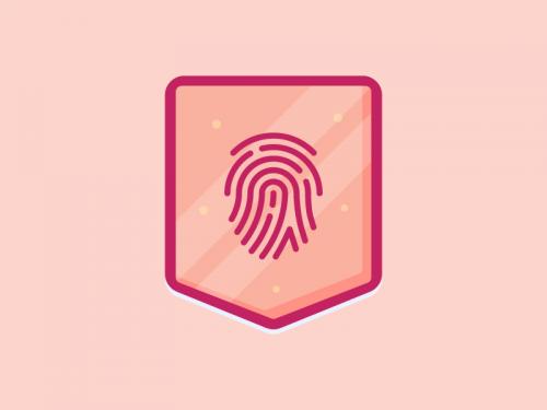 Fingerprint Login Filled Icon - fingerprint-login-filled-icon