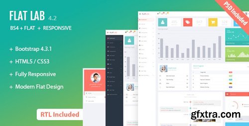 ThemeForest - FlatLab v4.2 - Bootstrap 4 Responsive Admin Template - 5902687