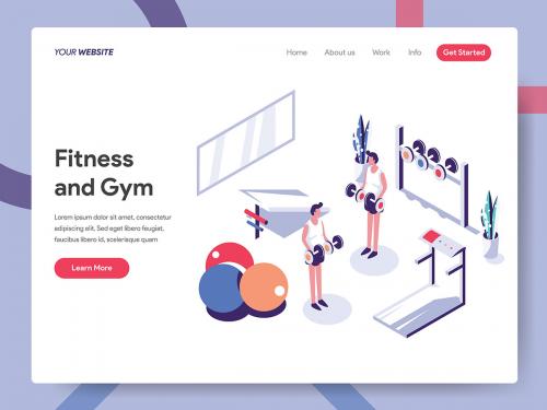 Fitness and Gym Illustration - fitness-and-gym-illustration