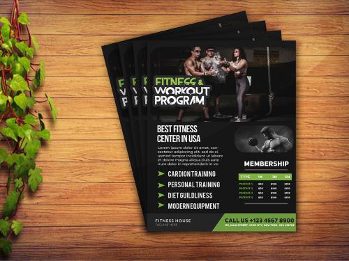 Fitness gym flyer template - fitness-gym-flyer-template