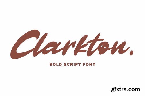 Clarkton - Bold Script Font