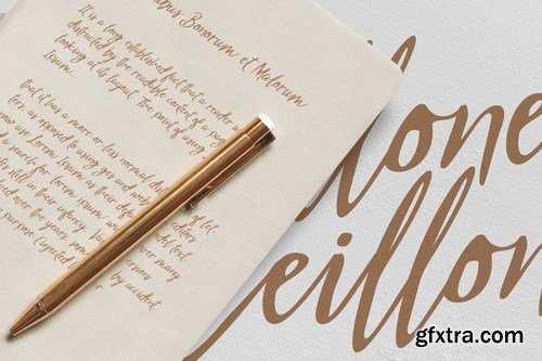 Kallona - Natural Brush Script font