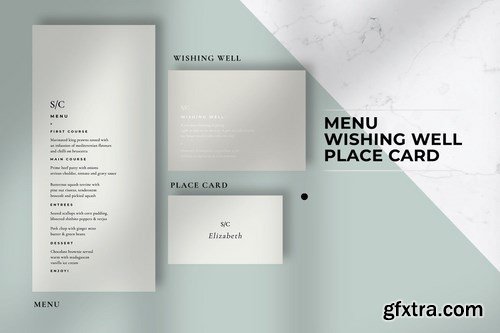 Minimal Wedding Invitation Suite