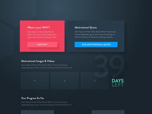 Fitness Web App - Motivation Page - fitness-web-app-motivation-page