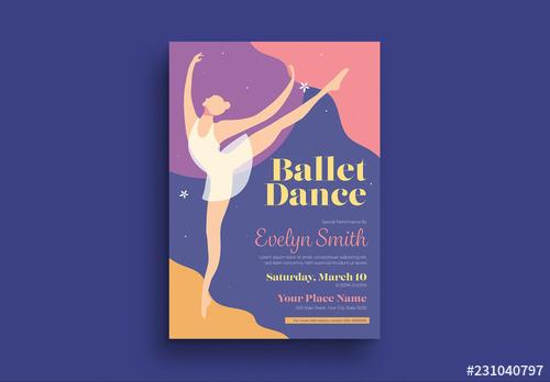 Ballet Dance Flyer Layout - 231040797 - 231040797