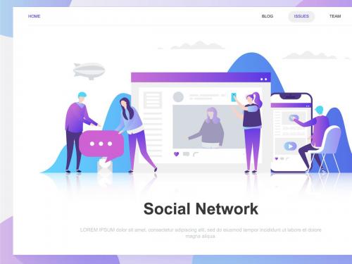 Flat Concept Social Network - flat-concept-social-network