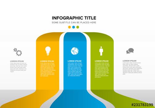 Infographic Layout with 3D Element - 231783199 - 231783199