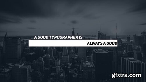 Videohive - Minimal Typography - 22953634