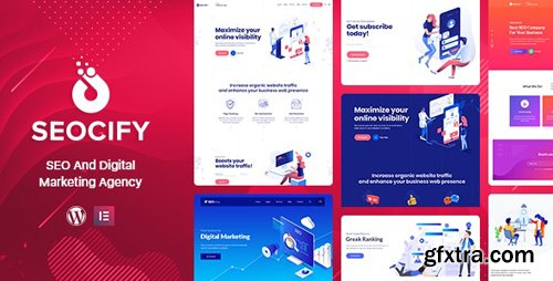 ThemeForest - Seocify v1.9.5 - SEO Digital Marketing Agency WordPress Theme - 22613339