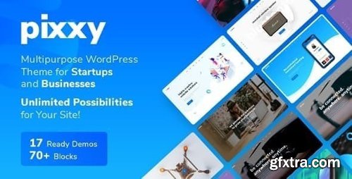 ThemeForest - Pixxy v1.0.9 - Landing Page WordPress Theme - 22418883