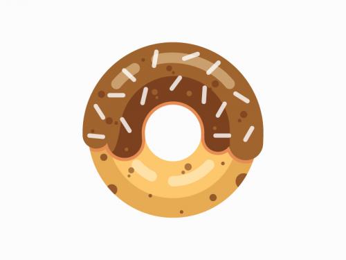 Flat Yummy Donuts Illustration - flat-yummy-donuts-illustration