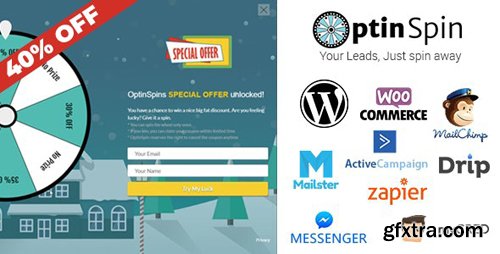CodeCanyon - OptinSpin v2.16 - Fortune Wheel Integrated With WordPress, WooCommerce and Easy Digital Downloads Coupons - 20768678