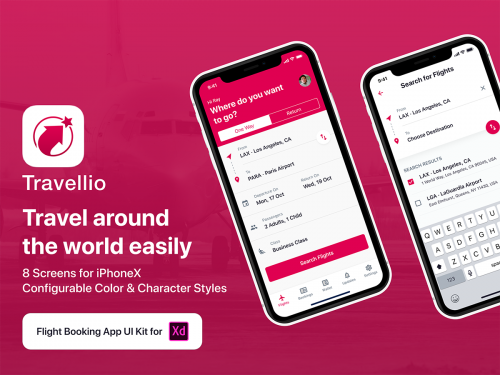 Flight Booking App UI Kit - Adobe XD - flight-booking-app-ui-kit-adobe-xd