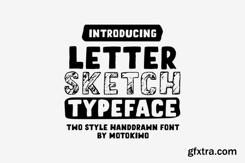 Letter Sketch Typeface