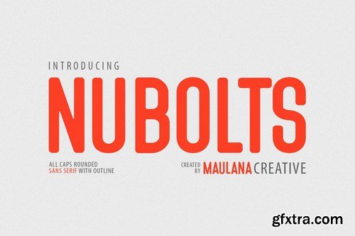 Nubolts Rounded Sans Family Font