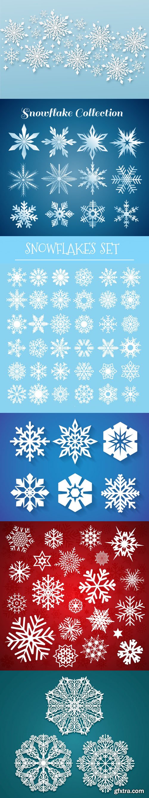 Snowflakes Vector Collection 2