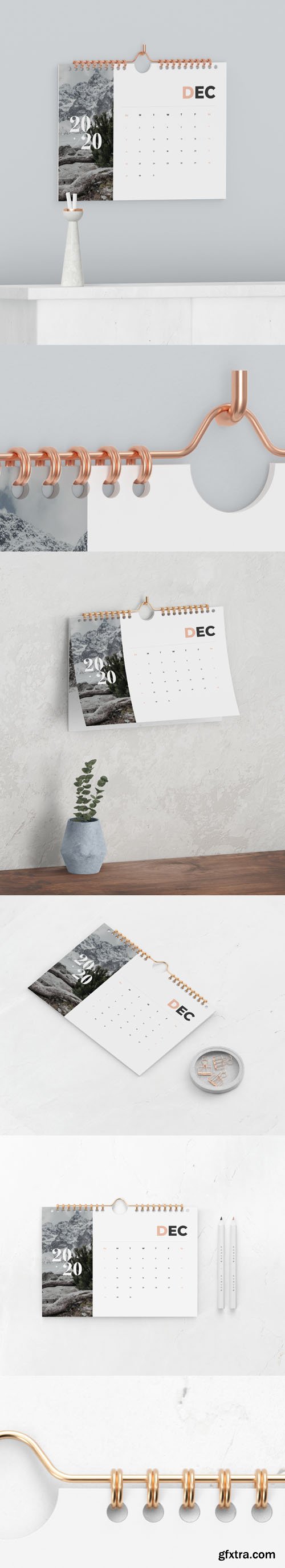 2020 Calemdar PSD Mockups Templates