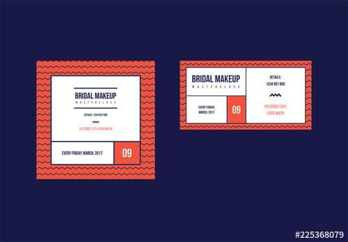 Social Media Feed Layouts with Geometric Patterns - 225368079 - 225368079