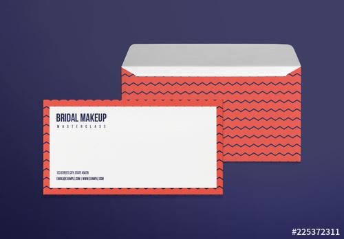 Envelope Layout with Geometric Patterns - 225372311 - 225372311