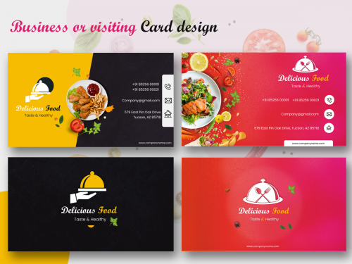 Food Business or Visiting Card Design - food-business-or-visiting-card-design-f923c7d3-e630-4f13-a682-056895c83d86