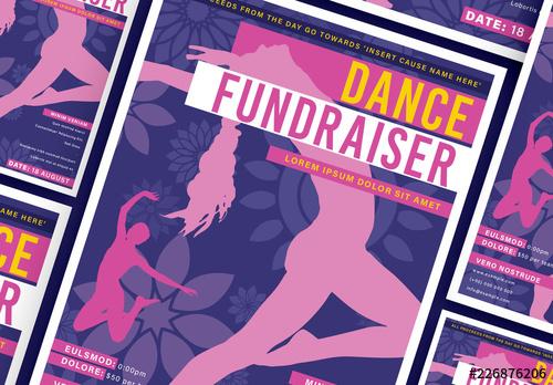 Dance Fundraiser Flyer Layout - 226876206 - 226876206