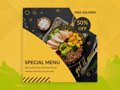 Food offer social media templates design - food-offer-social-media-templates-design