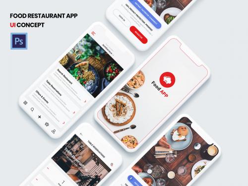 Food Restaurant App UI KIT - food-restaurant-app-ui-kit