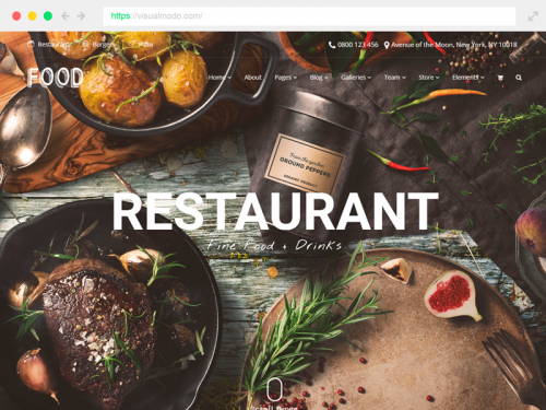 Food WordPress Theme - Visualmodo Site Builder - food-wordpress-theme-visualmodo-site-builder