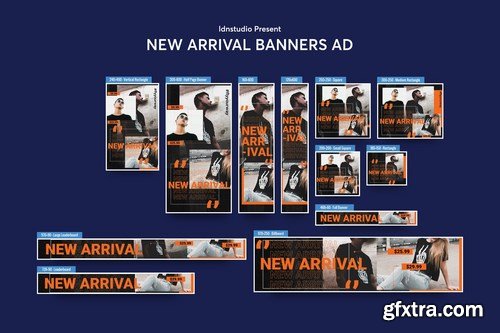 New Arrival Banners Ad PSD Template