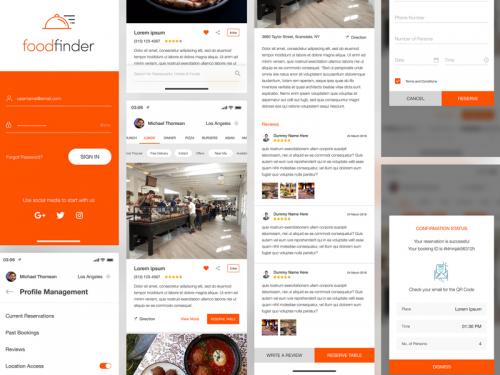 foodfinder iOS App Concept Design - foodfinder-ios-app-concept-design