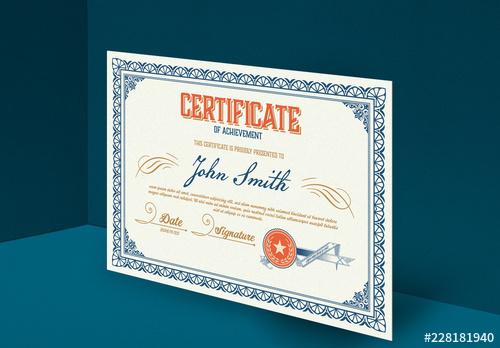 Certificate of Achievement Layout - 228181940 - 228181940