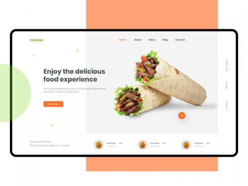 fooooodish | restaurant web page hero header - fooooodish-restaurant-web-page-hero-header