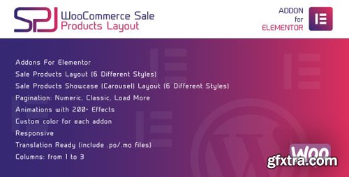 CodeCanyon - WooCommerce Sale Products Layout for Elementor WordPress Plugin - 25371121