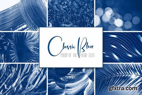 Classic blue 2020 toned photos