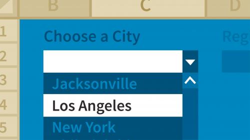Lynda - Excel: Creating Drop-Down Lists - 696322