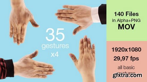 Videohive - Hand Touch Gestures (Stock Footage) - 11736571