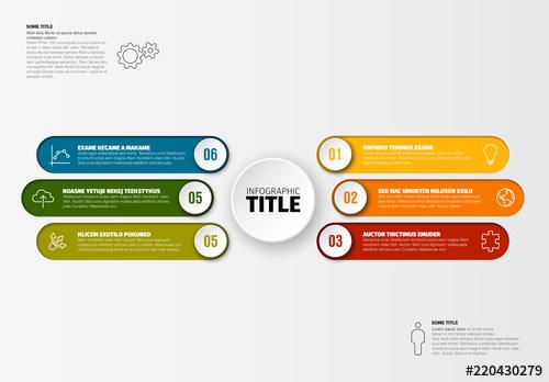 Infographic Layout with Bubbles - 220430279 - 220430279